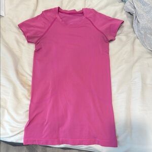 Vibrant Pink Short Sleeve Top